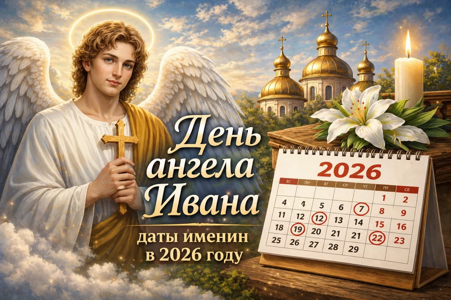 День ангела Ивана: даты именин в 2026 году - Ukraine Daily