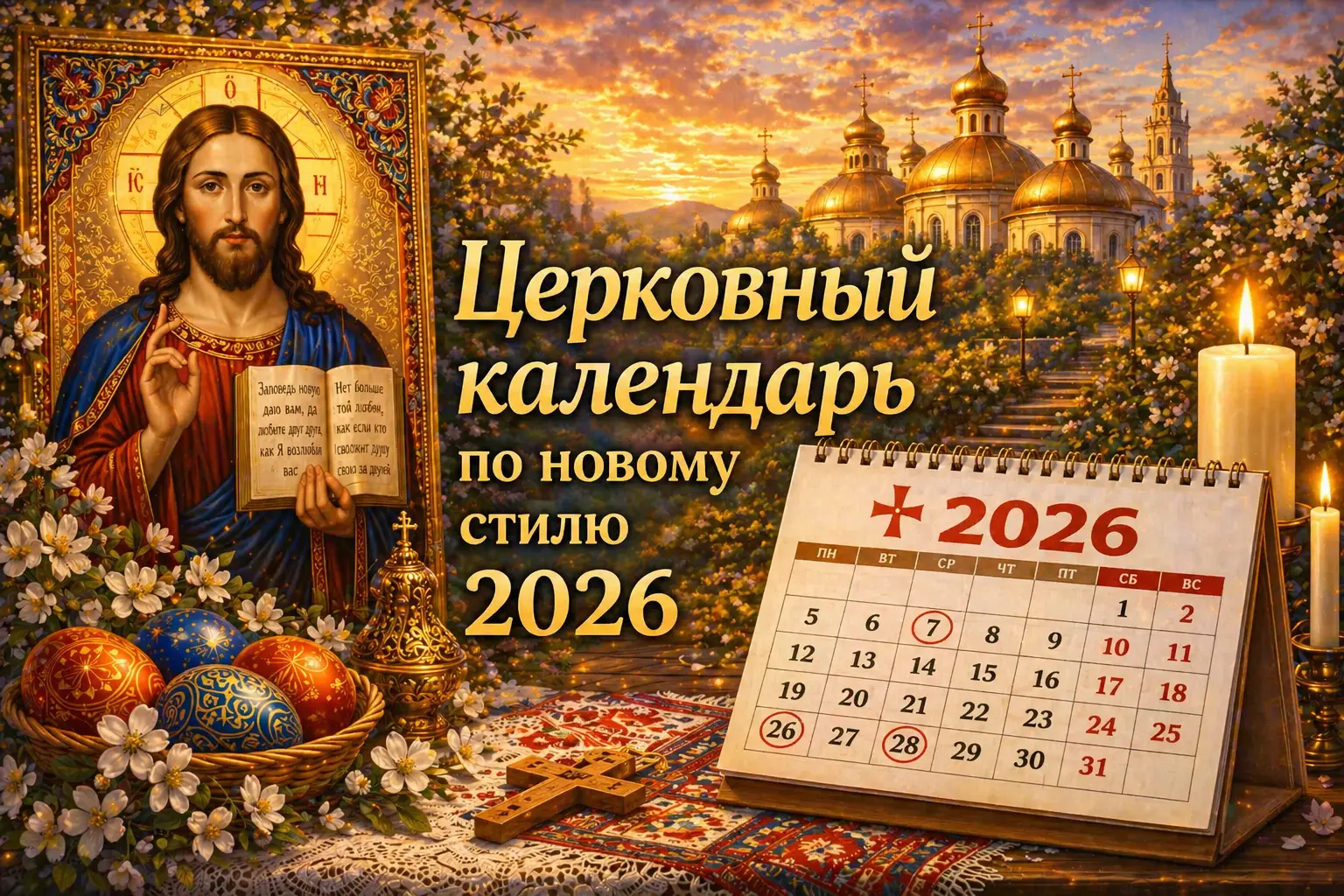 Церковный календарь 2026 (по новому стилю) - Ukraine Daily