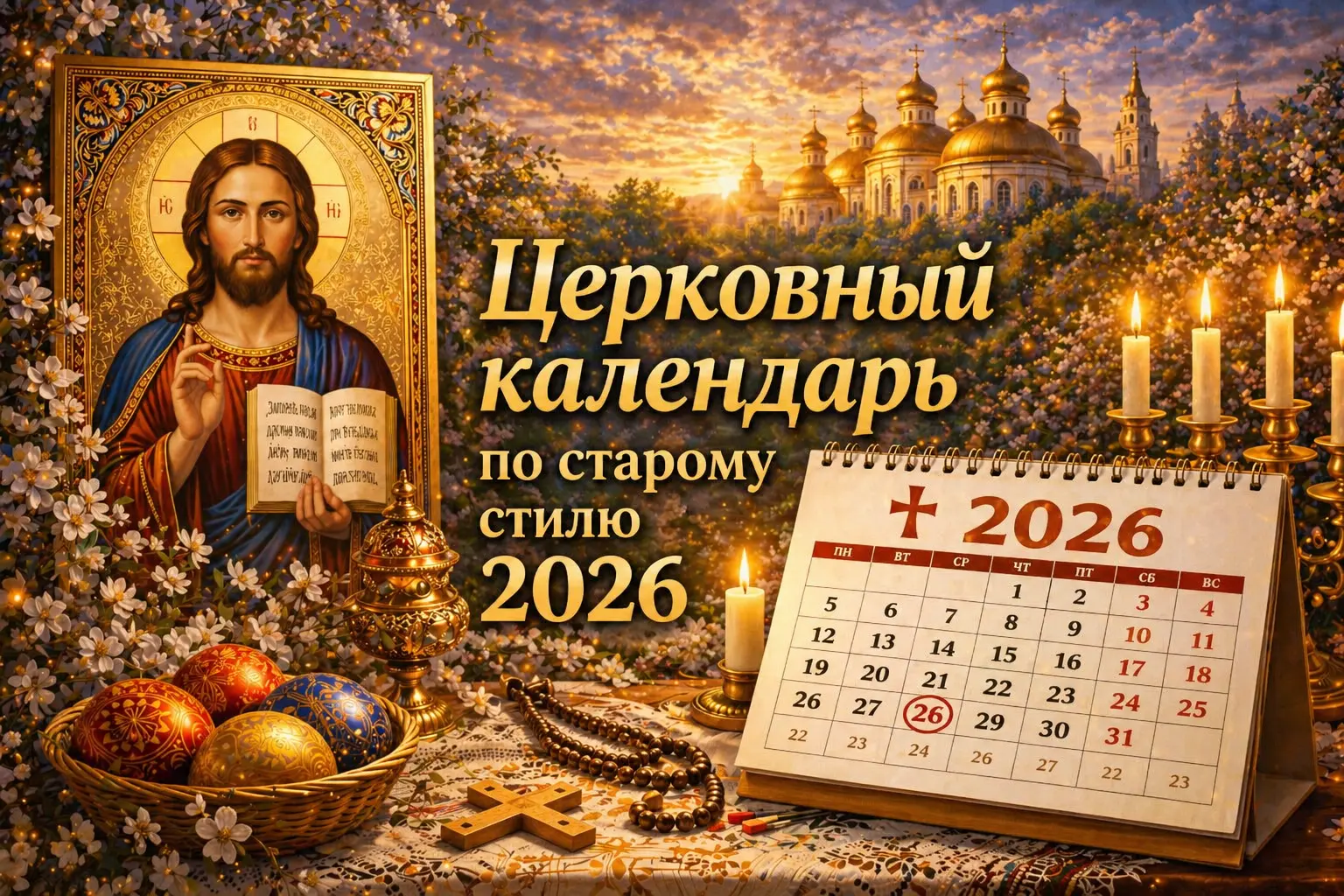 Церковный календарь по старому стилю 2026 - Ukraine Daily