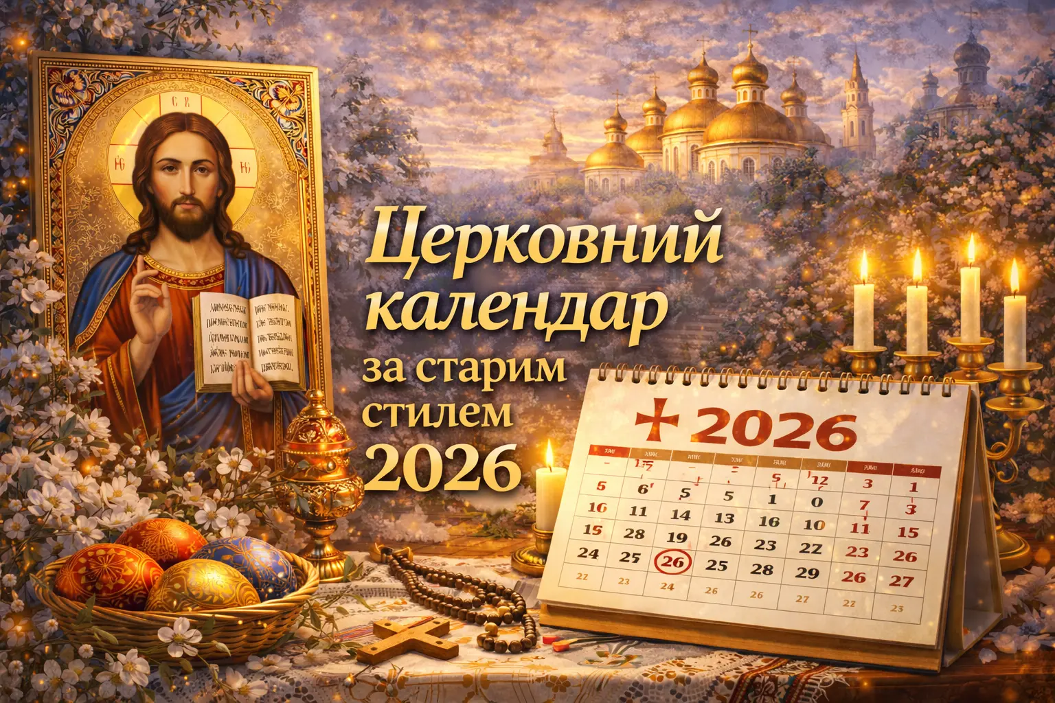 Церковний календар за старим стилем 2026 - Ukraine Daily