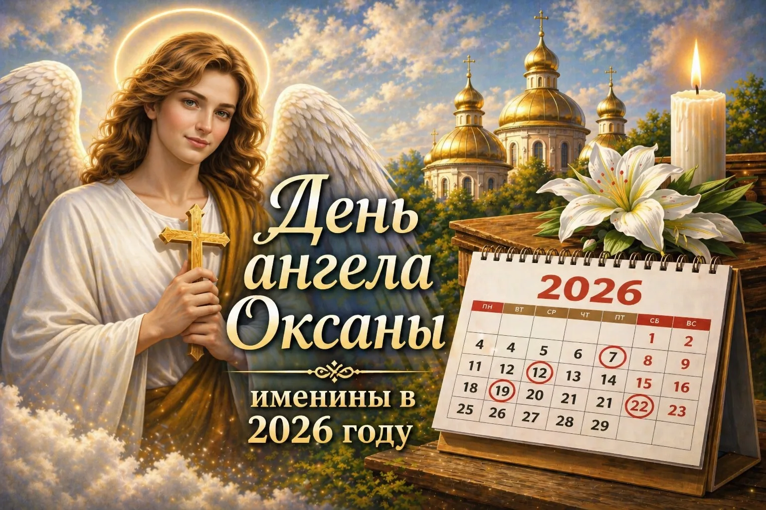 День ангела Оксаны: дата, традиции и примеры поздравлений 2026 - Ukraine Daily