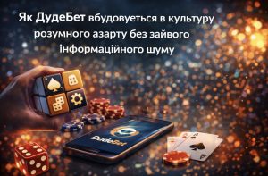 Як ДудеБет вбудовується в культуру розумного азарту без зайвого інформаційного шуму