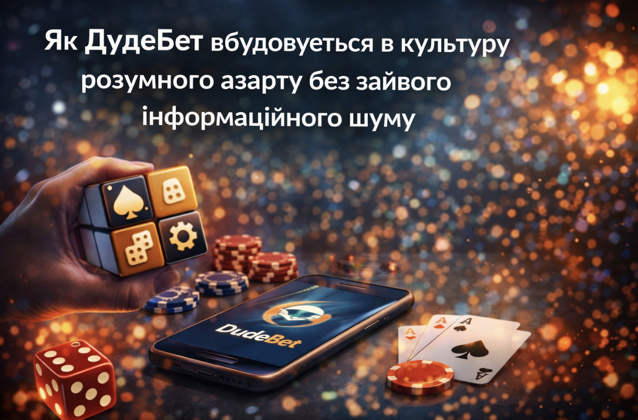 Як ДудеБет вбудовується в культуру розумного азарту без зайвого інформаційного шуму