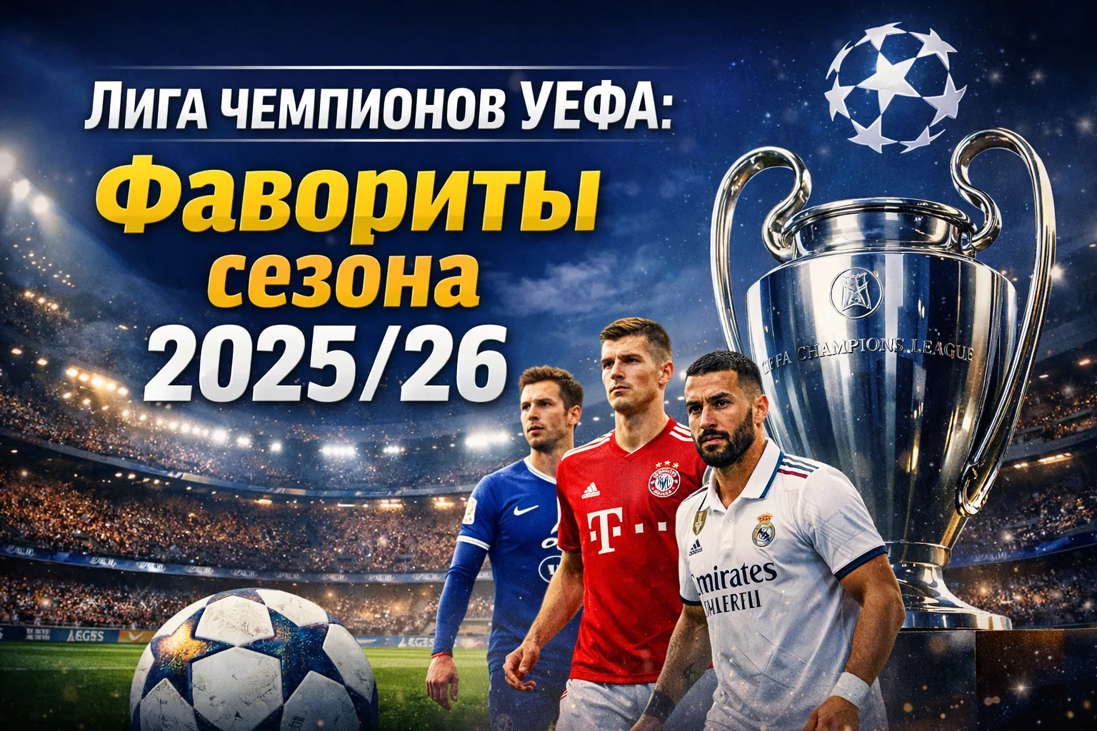 Лига чемпионов УЕФА: фавориты сезона 2025/26 - Ukraine Daily