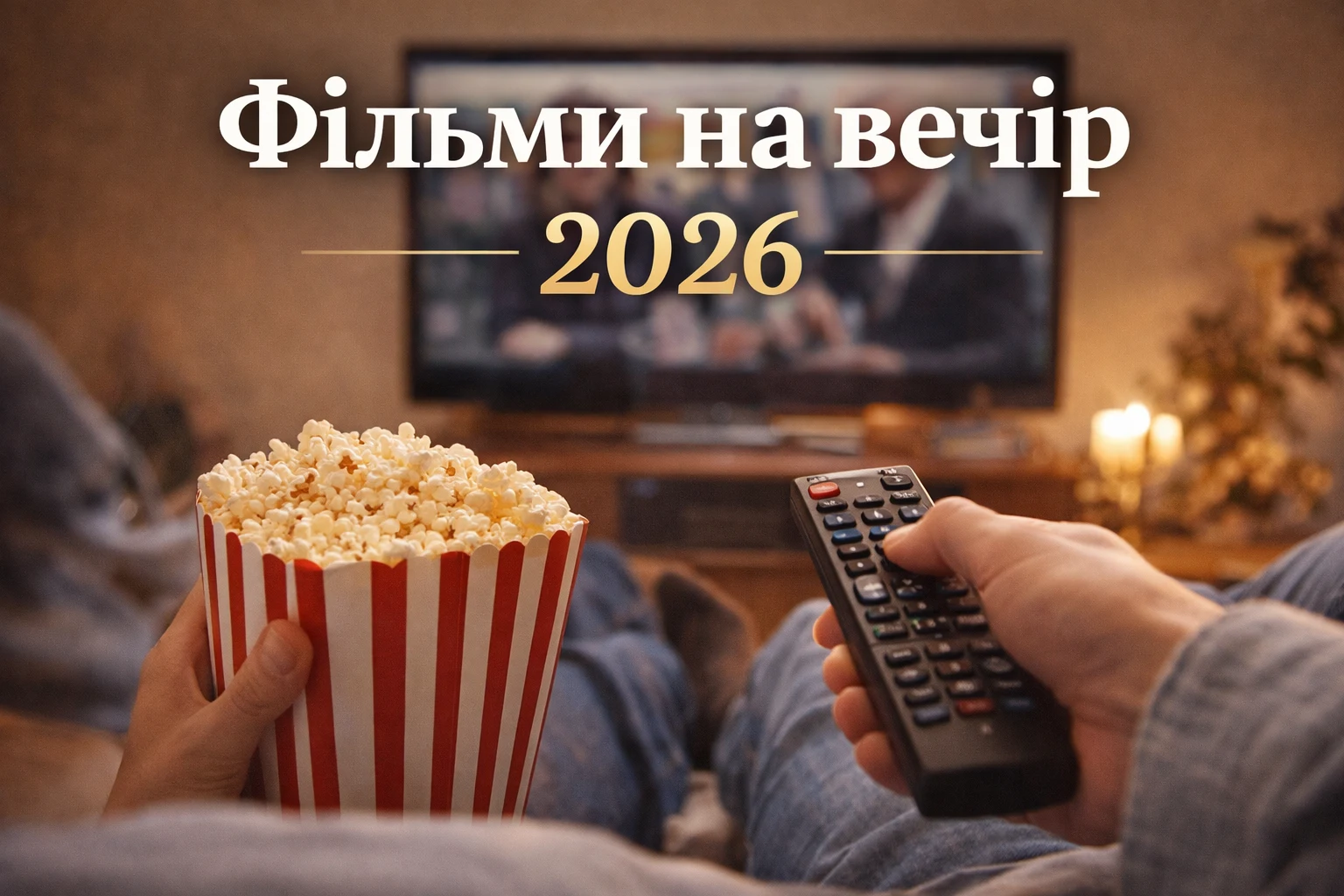 Фільми на вечір 2026: найкращі рекомендації за настроєм, жанрами, стрімінгами