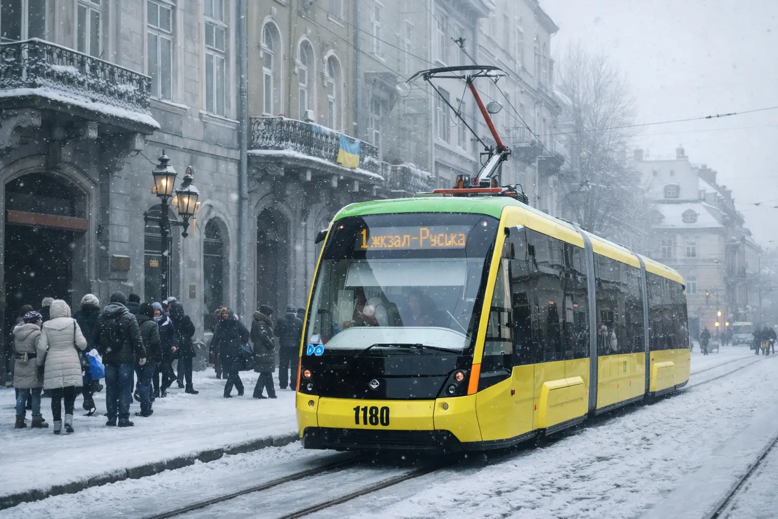 Трамвай №7 у Львові - Ukraine Daily