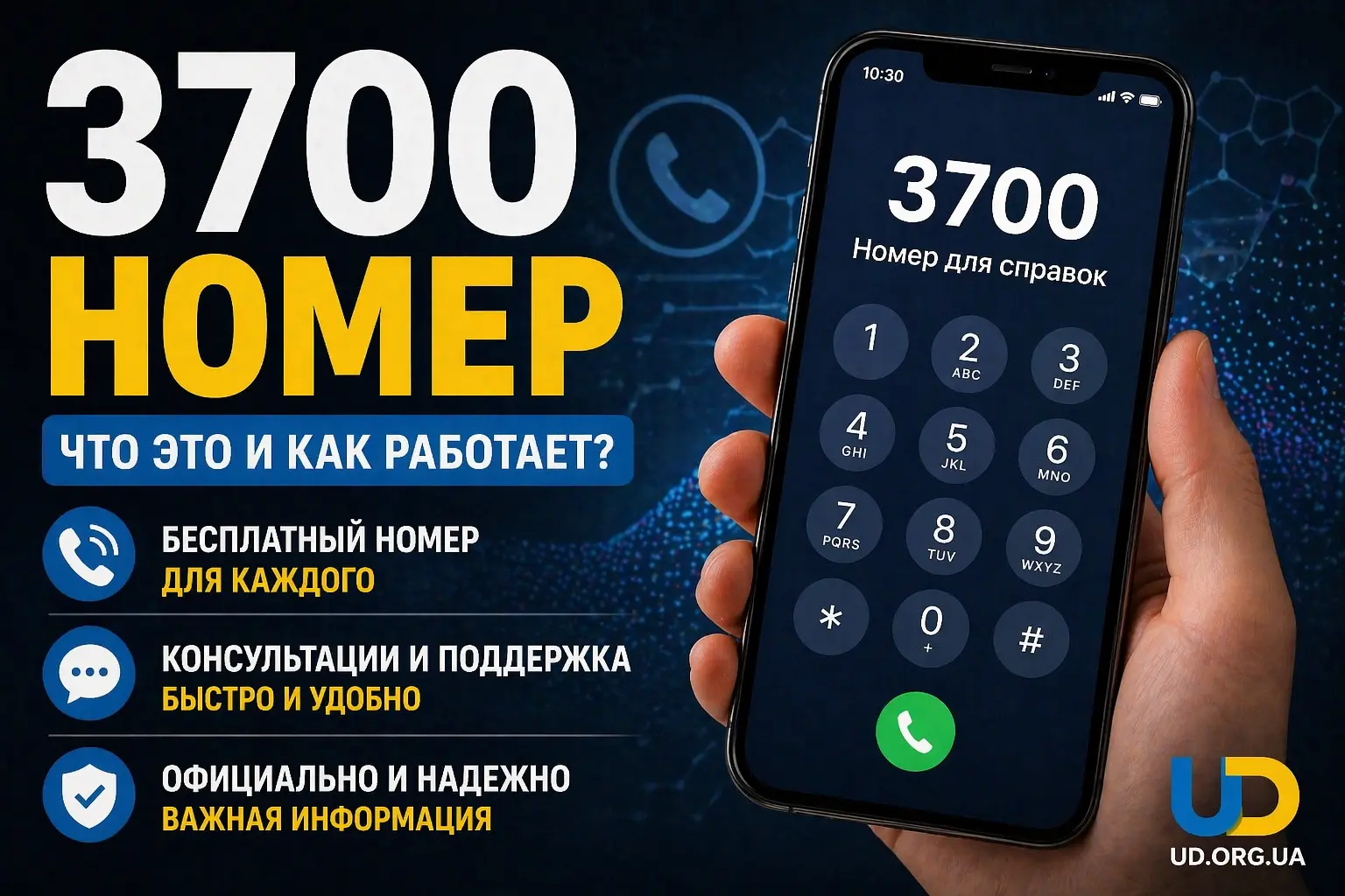 Номер 3700: что это за номер, для чего он используется - Ukraine Daily