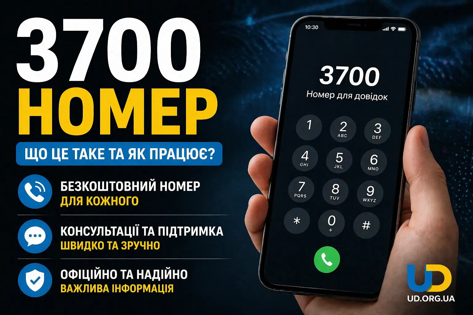 3700 номер: що це за номер, для чого він використовується - Ukraine Daily
