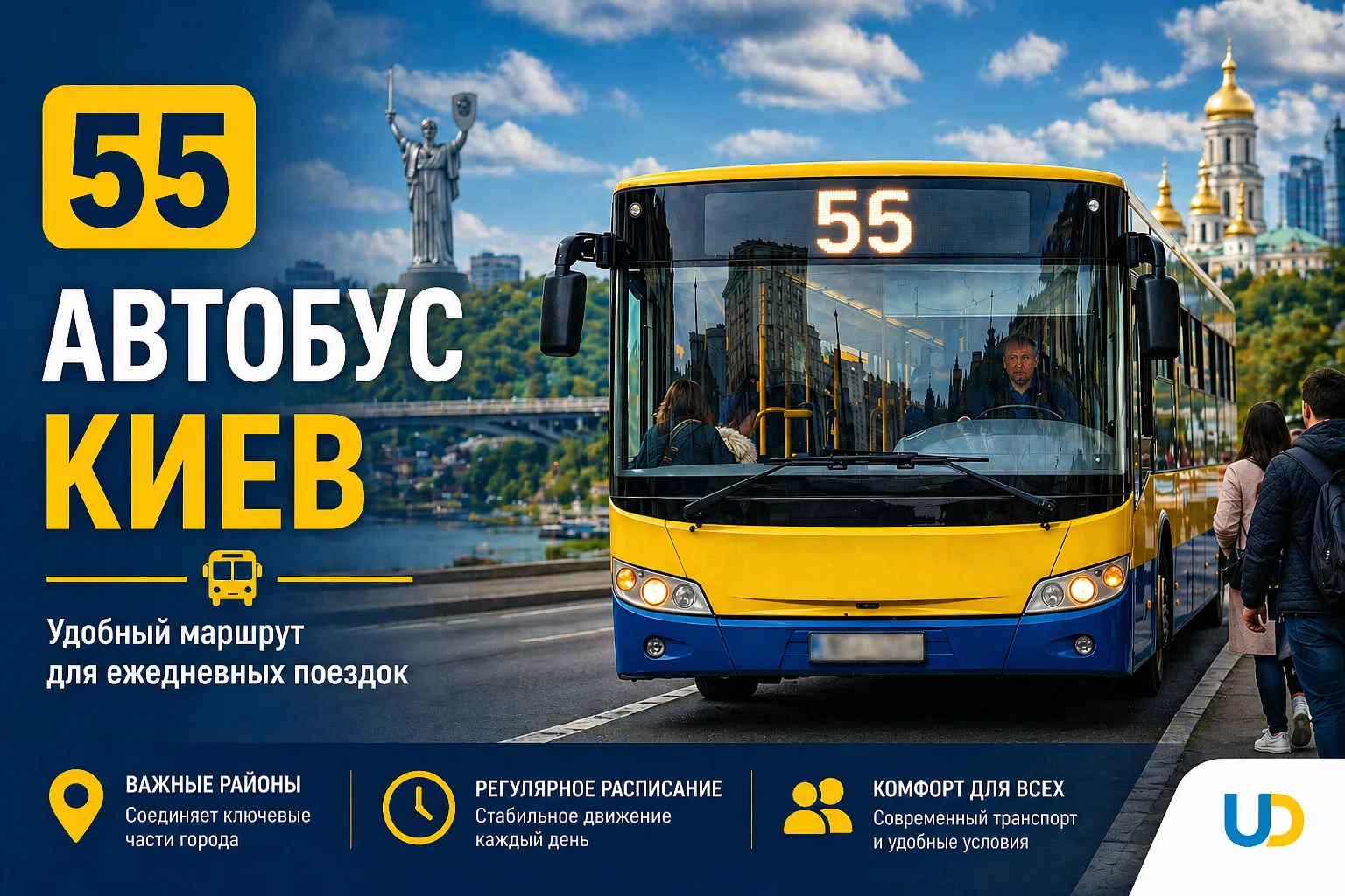 55 автобус Киев: маршрут, расписание, остановки - Ukraine Daily