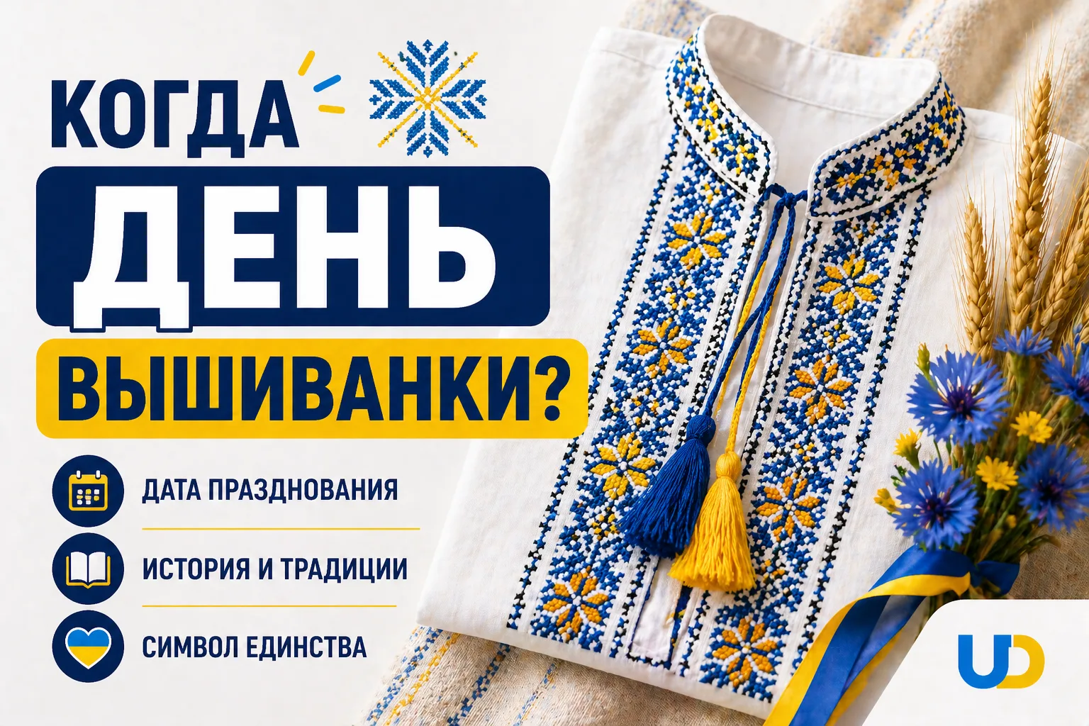 Когда день вышиванки: когда праздновать в 2026 году - Ukraine Daily
