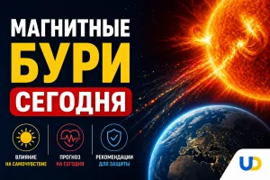 Магнитные бури сегодня, 16 мая 2026: актуальный прогноз и как защитить здоровье
