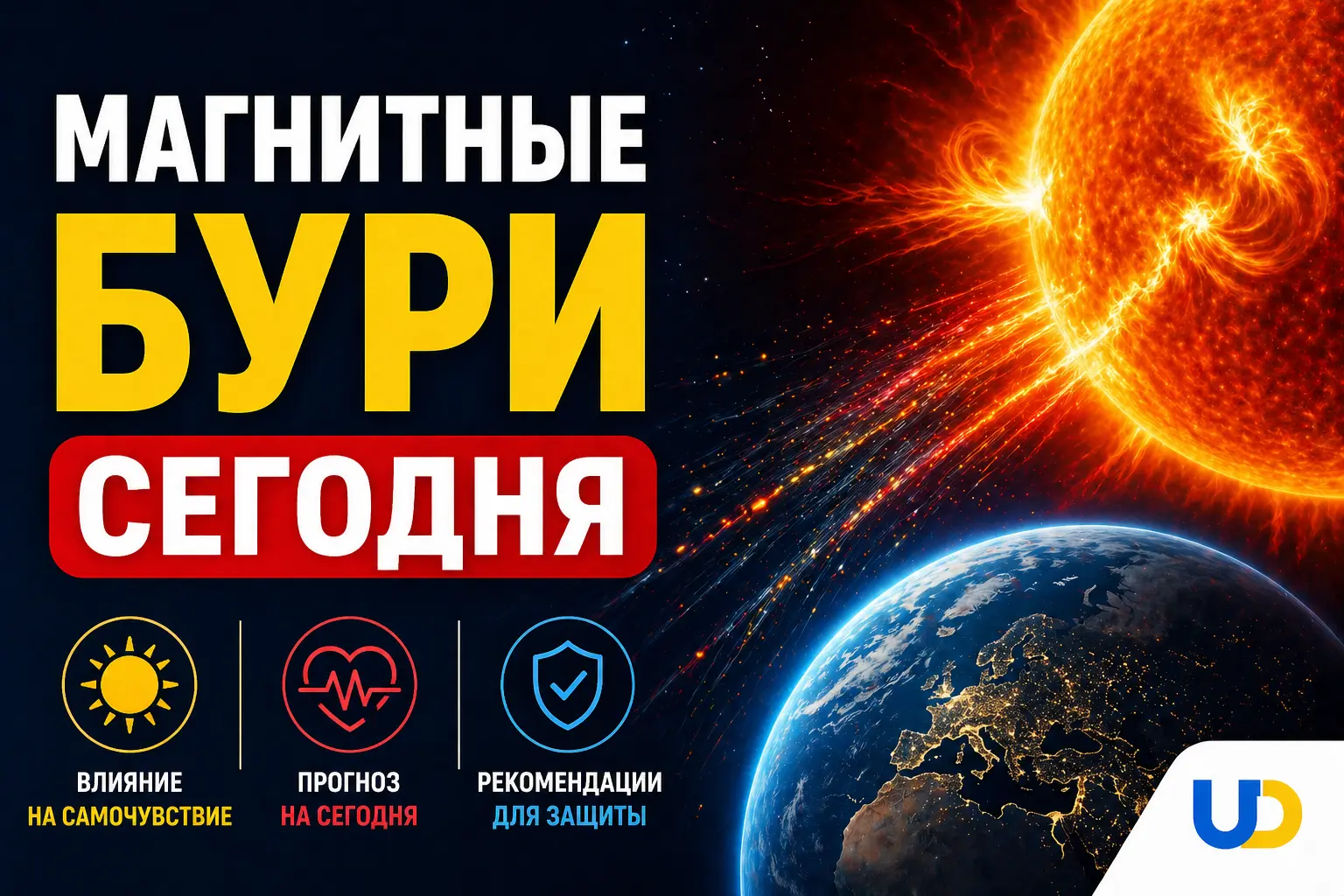 Магнитные бури сегодня, 27 апреля 2026 - Ukraine Daily