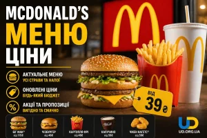 McDonald’s меню та ціни в Україні: повний огляд 2026, новинки, комбо та як заощадити