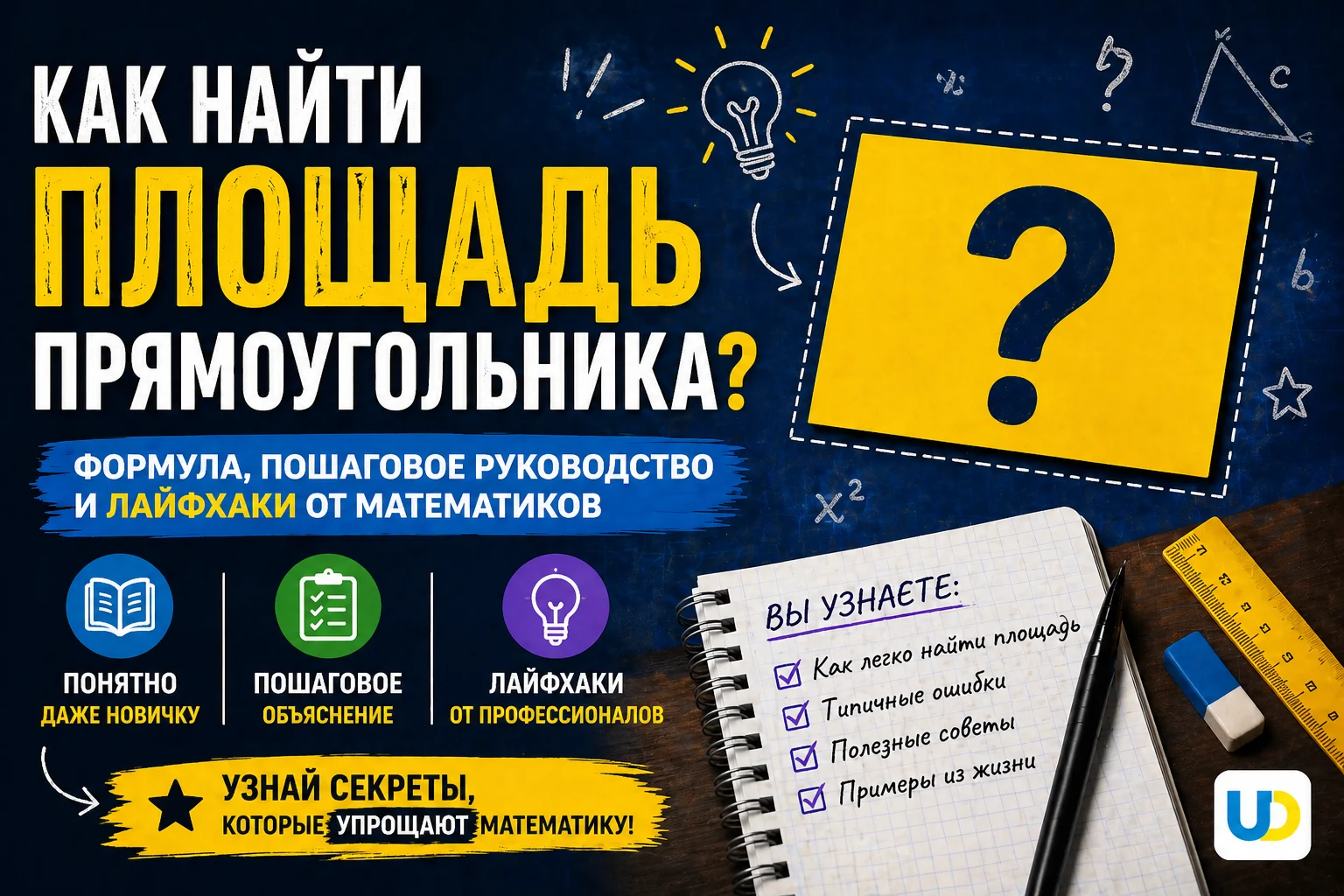 Як знайти площу прямокутника - Ukraine Daily