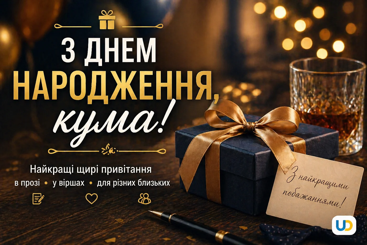 З днем народження кума: найкращі щирі привітання в прозі, віршах та для різних близьких