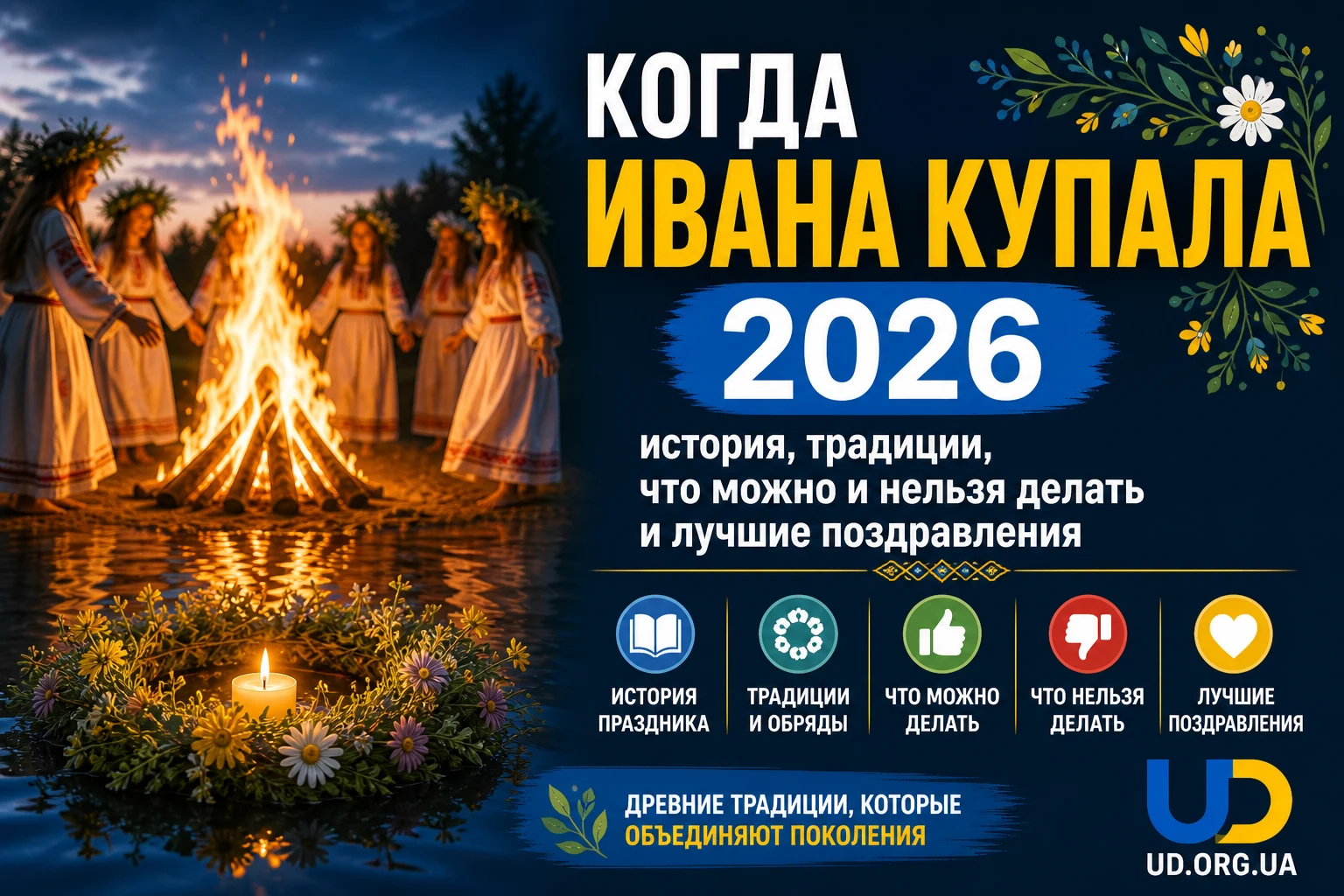 Ивана Купала 2026: когда праздновать - Ukraine Daily