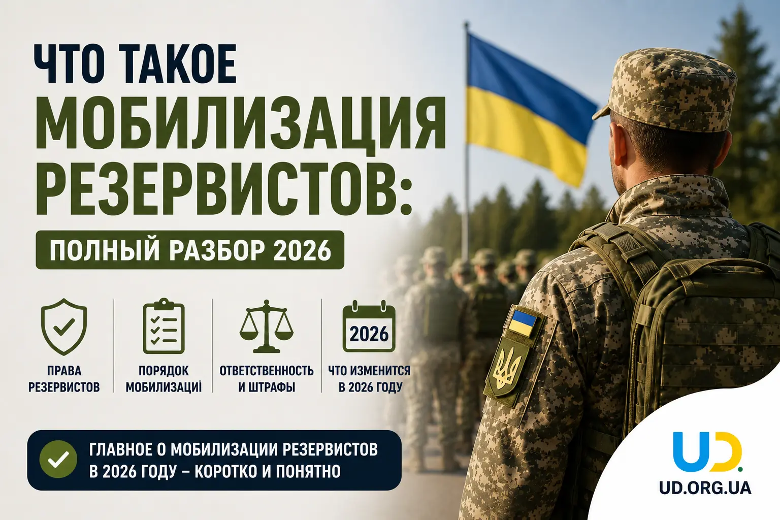 Что такое мобилизация резервистов: полный разбор, виды, процедура, права и обязанности 2026 - Ukraine Daily
