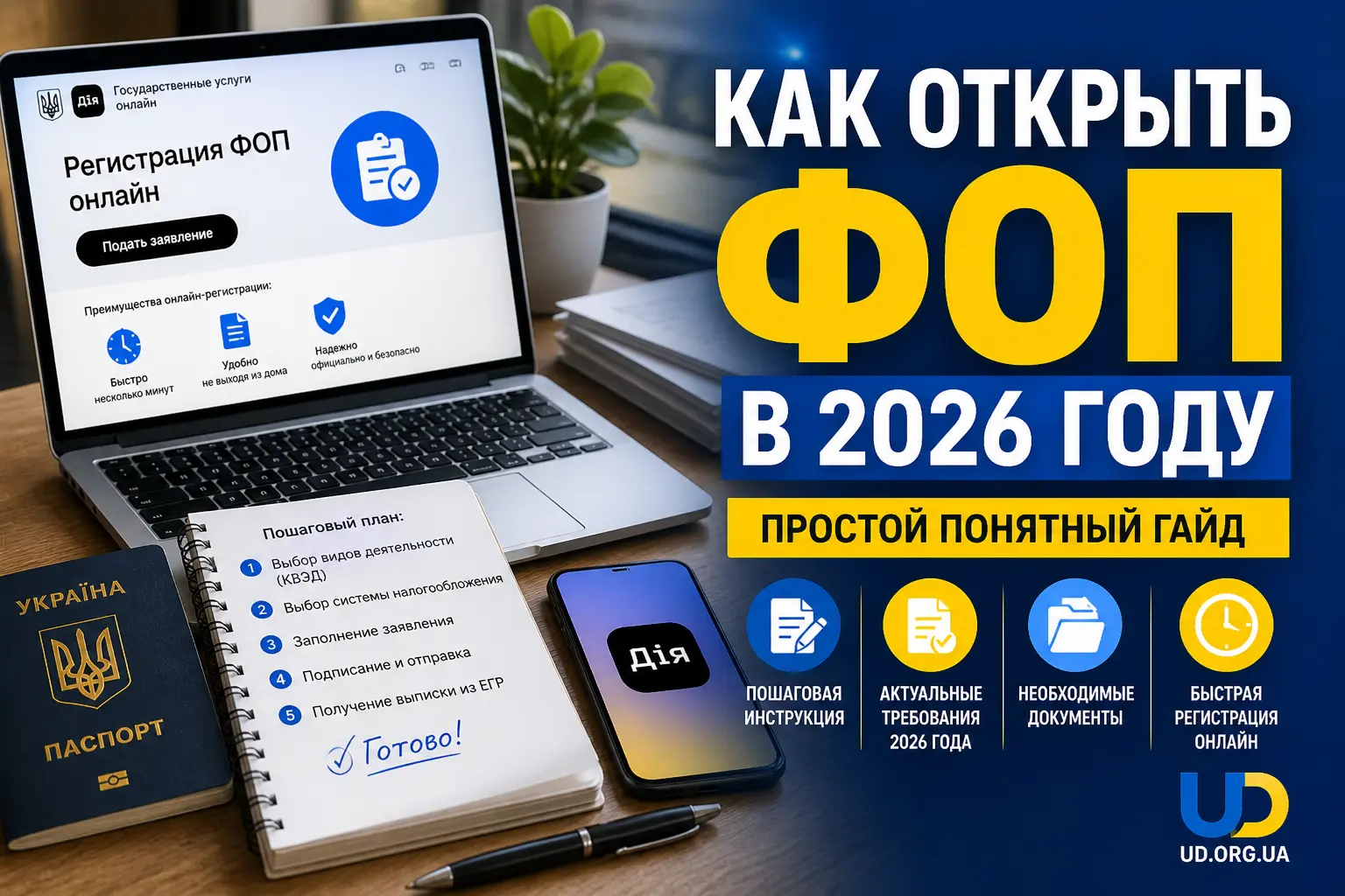 Как открыть ФОП в 2026 году: супердетальный пошаговый гид - Ukraine Daily