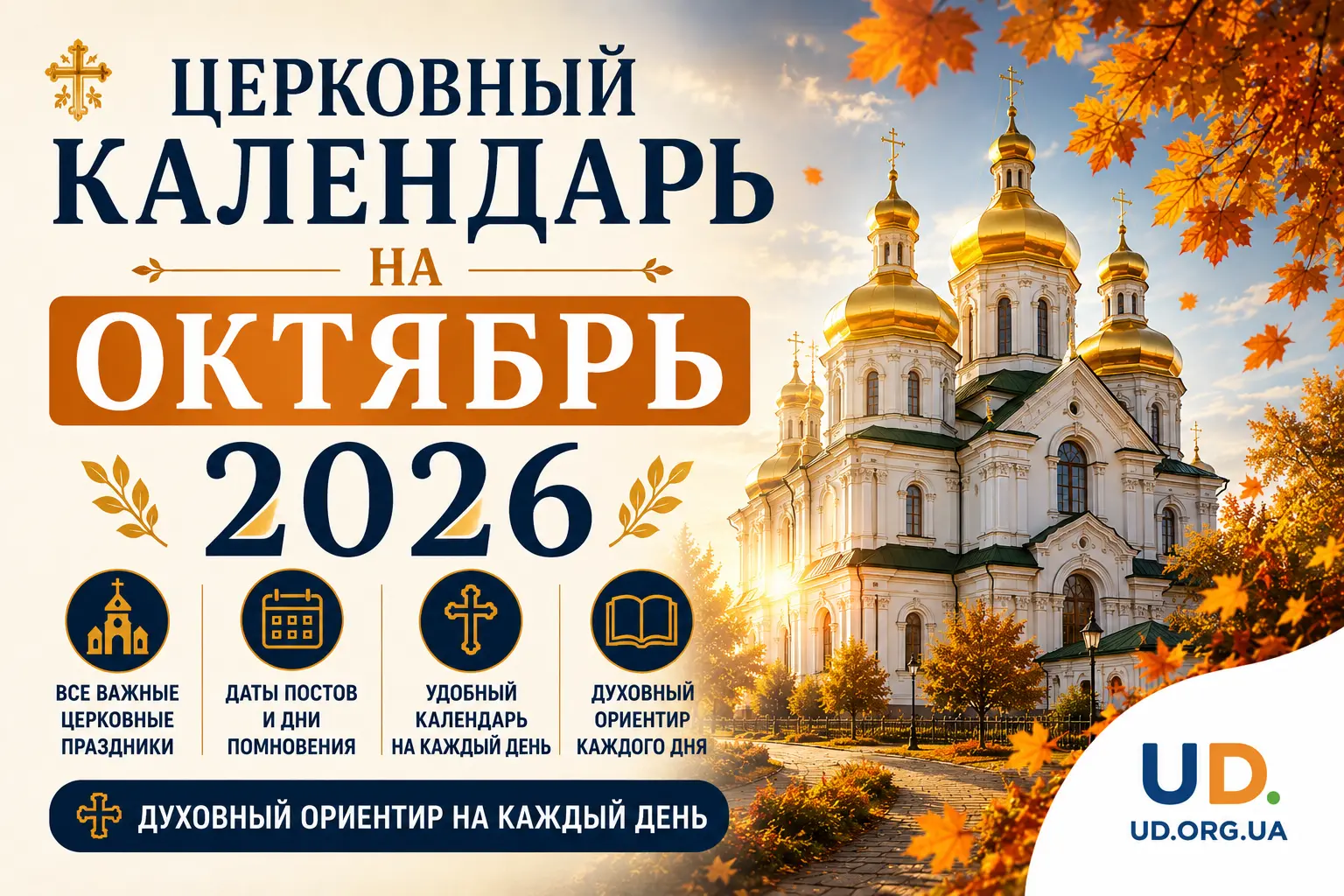 Церковный календарь на октябрь 2026 года: полная таблица праздников и полезные советы - Ukraine Daily
