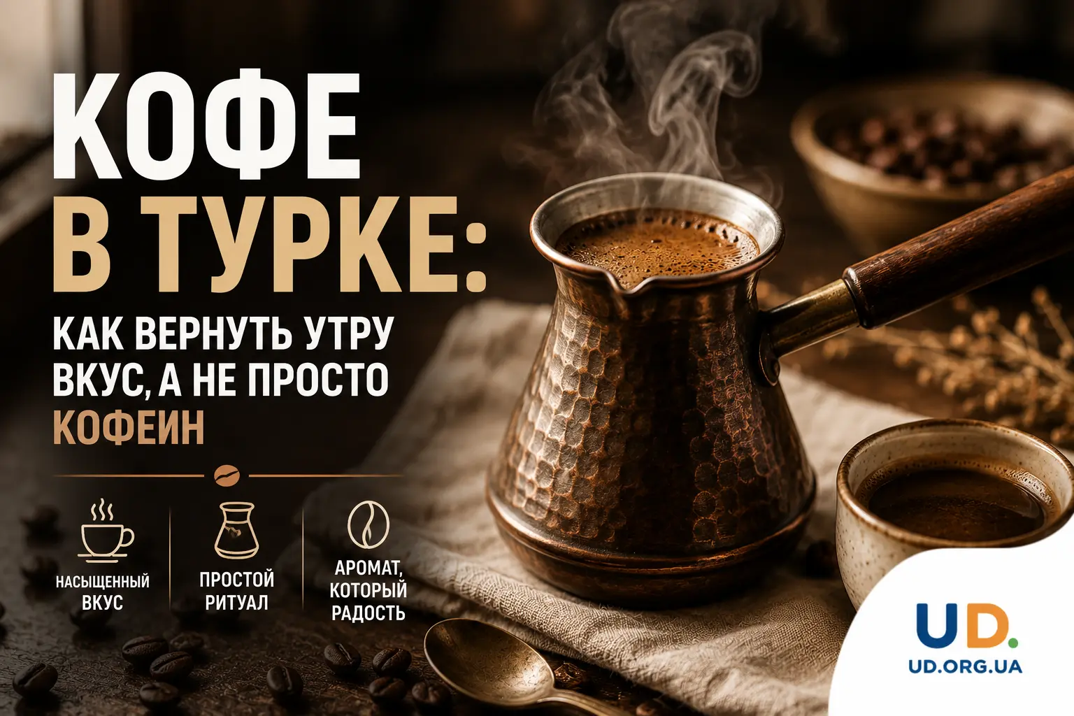 Кофе в турке: как вернуть утру вкус, а не просто кофеин