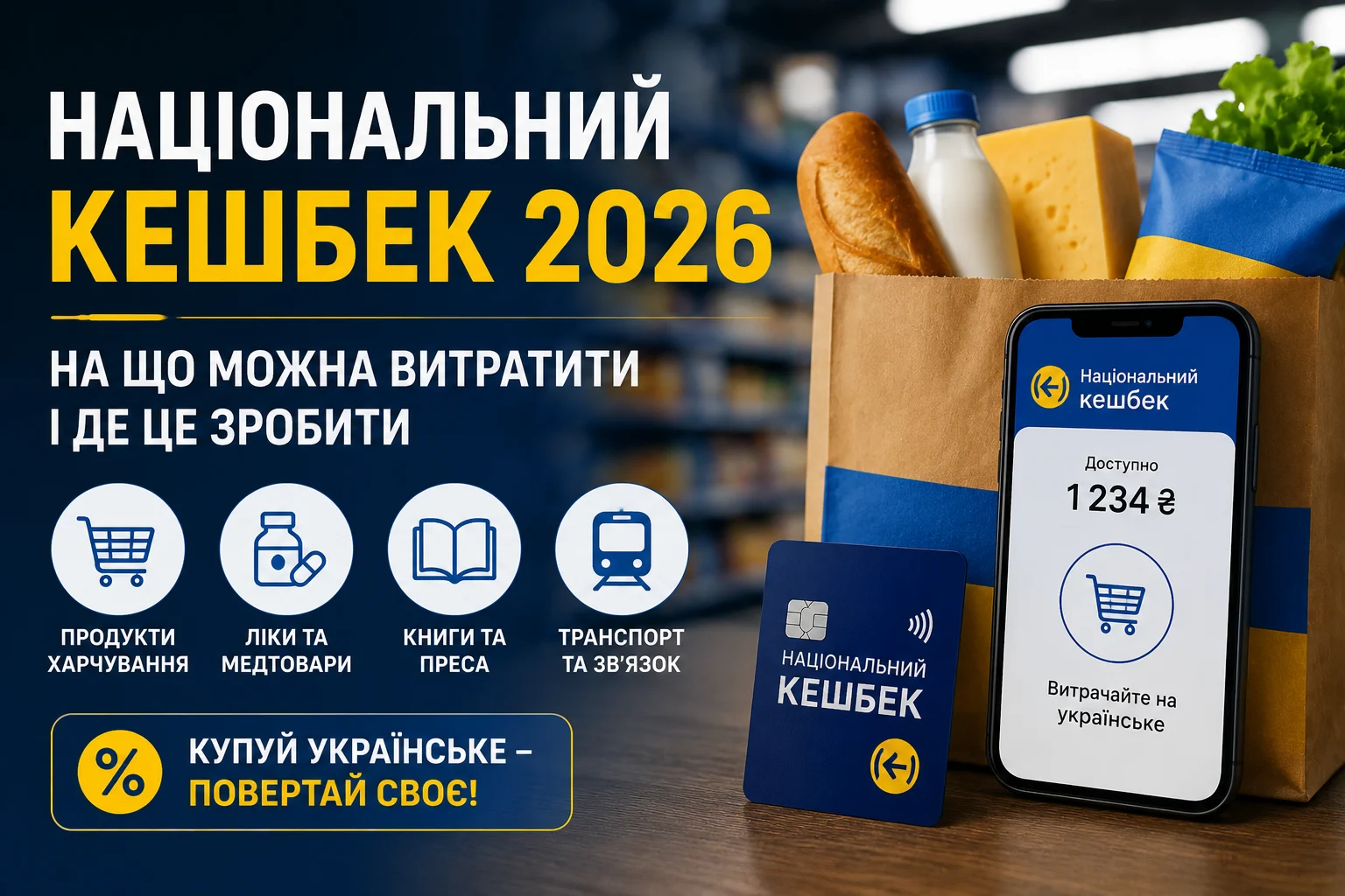 Національний кешбек 2026: на що можна витратити і де можна розрахуватися