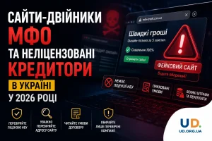 Сайти-двійники МФО та неліцензовані кредитори в Україні у 2026 році