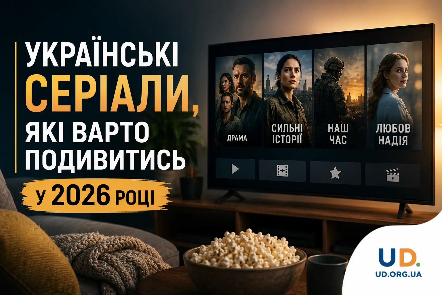 Українські серіали, які варто подивитись у 2026 році