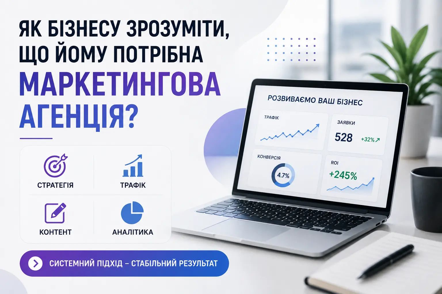 Як бізнесу зрозуміти, що йому потрібна маркетингова агенція