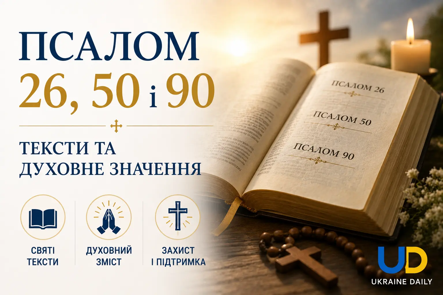 Псалом 26, 50 і 90: тексти та духовне значення