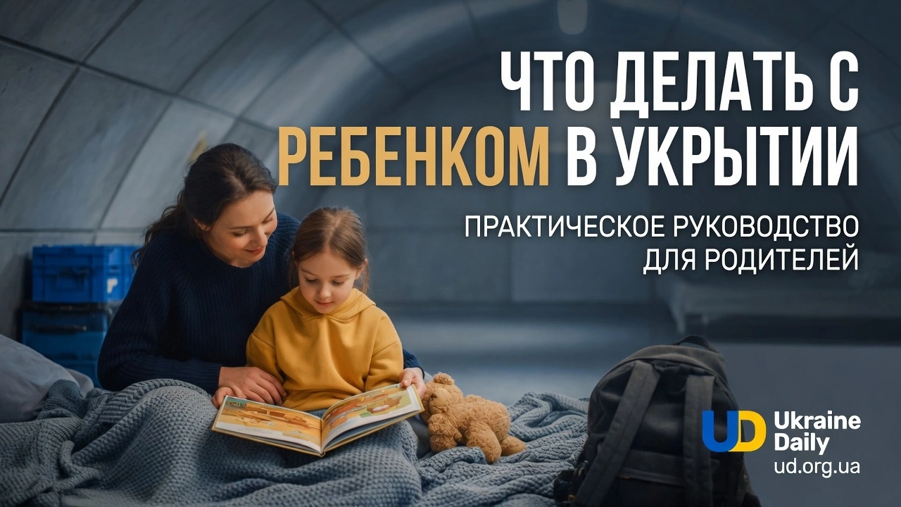 Чем заняться с ребенком в убежище: практическое руководство для родителей - Ukraine Daily