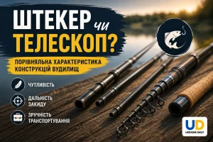 Штекер чи телескоп: порівняльна характеристика конструкцій вудилищ