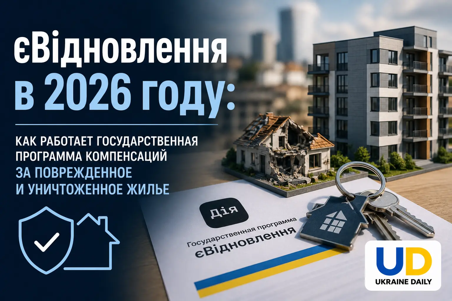Восстановление в 2026 году: как работает государственная программа компенсаций за повреждённое и уничтоженное жильё - Ukraine Daily