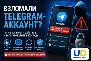 Взломали аккаунт в Telegram: полный алгоритм действий и восстановления в 2026 году