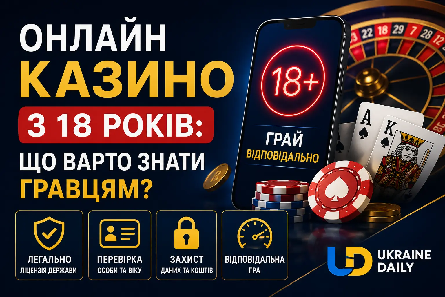 Онлайн казино з 18 років: що варто знати гравцям?