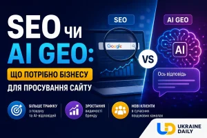 SEO чи AI GEO: що потрібно бізнесу для просування сайту