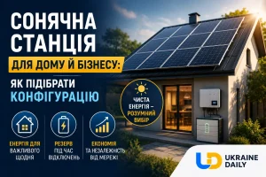 Сонячна станція для дому й бізнесу: як підібрати конфігурацію