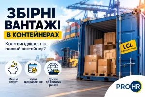 Збірні вантажі в контейнерах: коли це вигідніше за повний контейнер