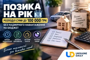 Позика на рік – розподіл суми до 100 000 грн без надмірного навантаження на бюджет