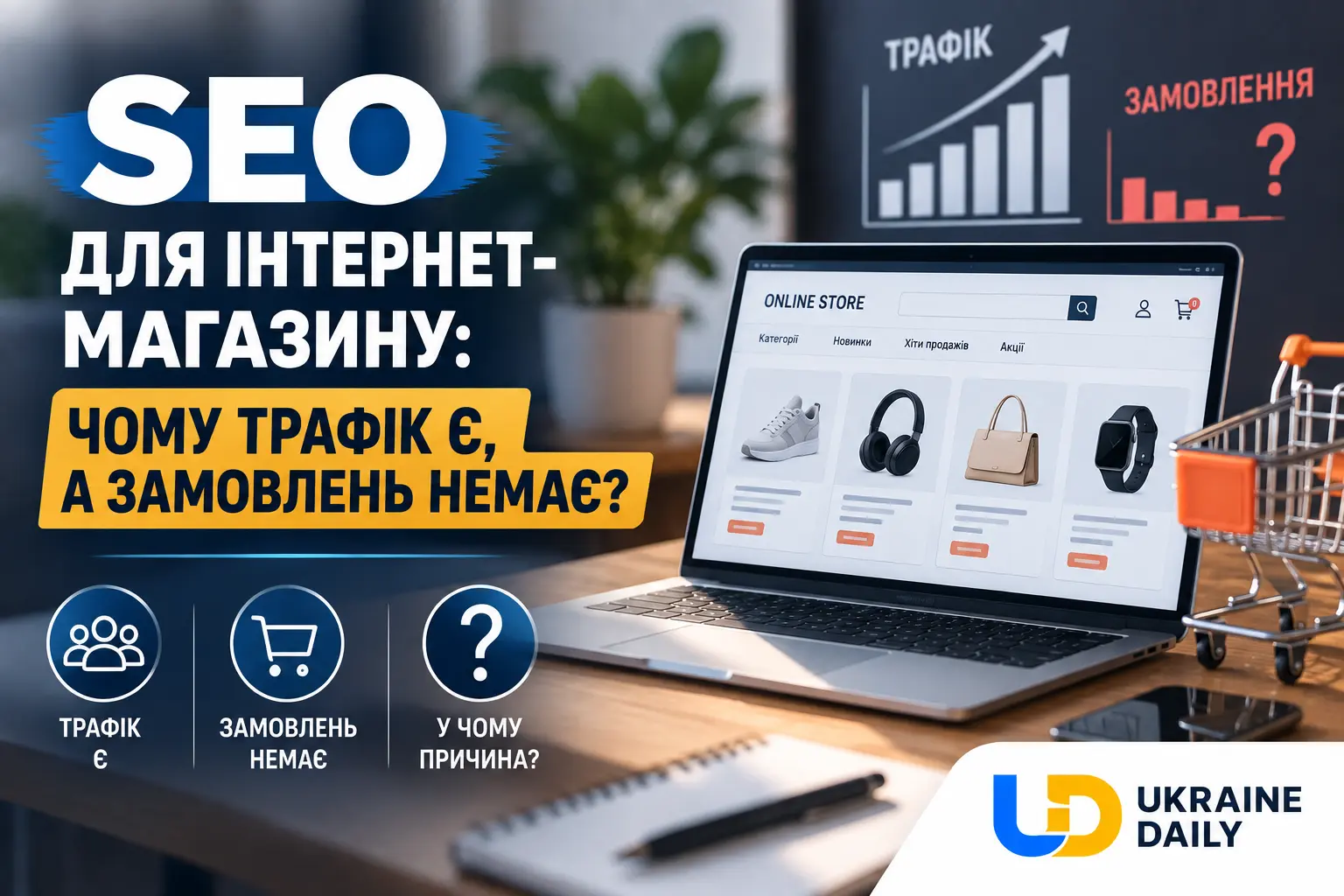 SEO для інтернет-магазину: чому трафік є, а замовлень немає